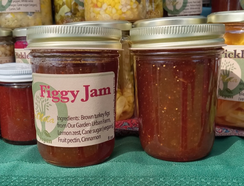 Figgy Jam made from our own figs from OurGarden at Ferry Place