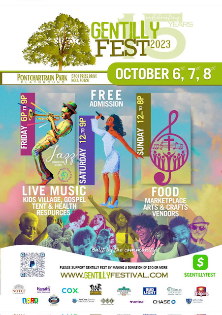 Gentilly Fest October 6-8